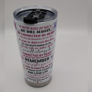 New 20 oz stainless steel tumbler (no tags)